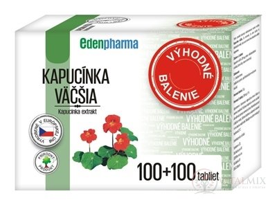 EDENPharma KAPUCÍNKA väčšia tbl výhodné balenie 2x100 (200 ks)