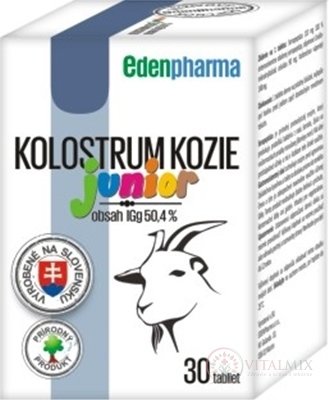 EDENPharma KOLOSTRUM KOZIE Junior tbl 1x30 ks