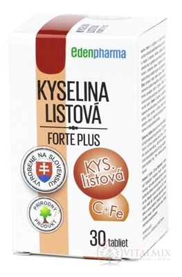 EDENPharma KYSELINA LISTOVÁ forte plus tbl 1x30 ks