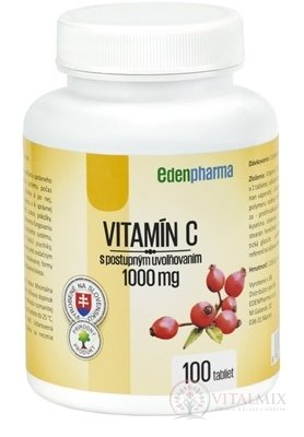 EDENPharma VITAMÍN C 1000 mg tbl s postupným uvoľňovaním 1x100 ks