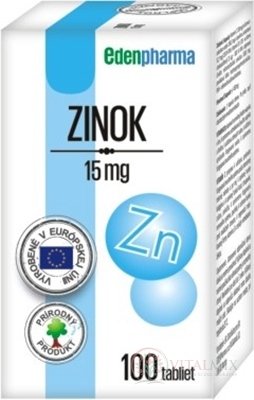 EDENPharma ZINOK 15 mg tbl 1x100 ks