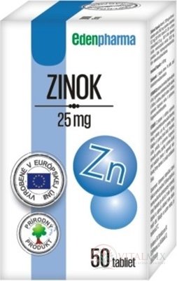 EDENPharma ZINOK 25 mg tbl 1x50 ks