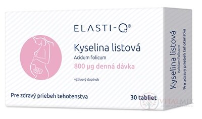 Elasti-Q KYSELINA LISTOVÁ 800 μg tbl 1x30 ks