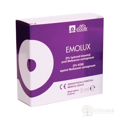 EMOLUX roztok (molluscum contagiosum) 1x5 ml