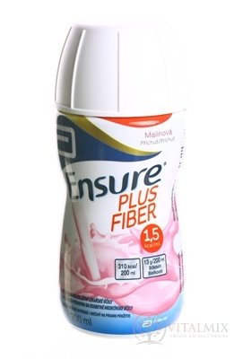 Ensure PLUS FIBER malinová príchuť, 1x200 ml