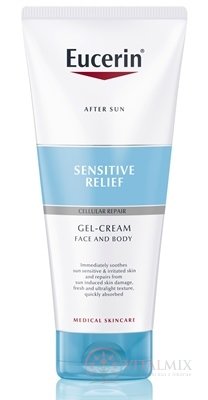 Eucerin AFTER SUN SENSITIV RELIEF Gel-krém po opaľovaní, tvár a telo 1x200 ml