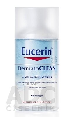Eucerin DermatoCLEAN odličovač vodeodolného očného make-upu 1x125 ml