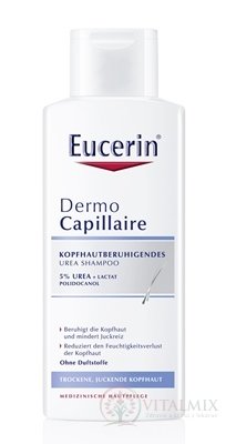 Eucerin DermoCapillaire 5% Urea šampón pre suchú pokožku 1x250 ml