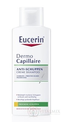 Eucerin DermoCapillaire proti suchým lupinám šampón 1x250 ml