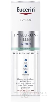 Eucerin HYALURON-FILLER Skin Refiner SERUM anti-age, zjemňujúce pleťové sérum 1x30 ml