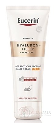 Eucerin HYALURON-FILLER+ELASTICITY Krém na ruky s depigmentačným účinkom, SPF 30, 1x75 ml