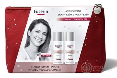 Eucerin Kazeta ANTIPIGMENT denný krém 50 ml + nočný krém 50 ml (Vianoce 2021) 1x1 set