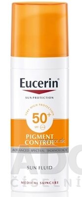 Eucerin SUN PIGMENT CONTROL SPF50+ Emulzia na tvár na opaľovanie s depigmentačným účinkom 1x50 ml