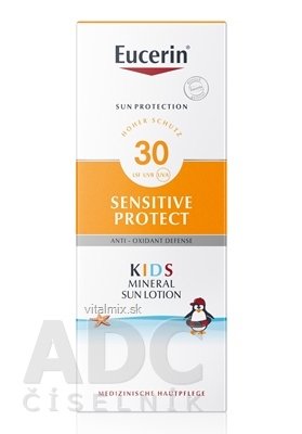 Eucerin SUN SENSITIVE PROTECT SPF 30 detské mlieko na opaľovanie s ochrannými mikropigmentmi 1x150 ml