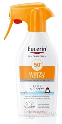 Eucerin SUN SENSITIVE PROTECT SPF 50+ detský sprej na opaľovanie 1x300 ml