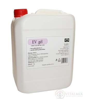 EV GEL vodivý gél pre EKG, EEG bandaska 1x5 kg