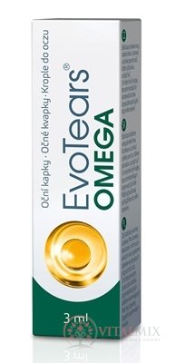 EvoTears Omega očné kvapky 1x3 ml