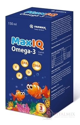 FARMAX MaxIQ Omega-3 sirup 1x150 ml