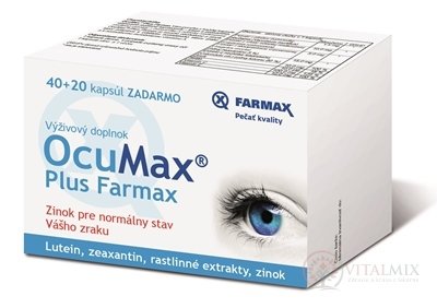 FARMAX OcuMax Plus cps 40+20 zadarmo (60 ks)