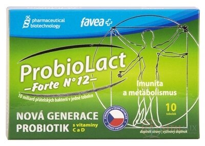 favea ProbioLact Forte N°12 cps (s vitamínmi C a D) 1x10 ks