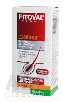 FITOVAL DANDRUFF intensive Intenzívny dermatologický šampón proti lupinám 100 ml