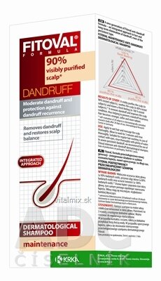 FITOVAL DANDRUFF maintenance Udržiavací  dermatologický šampón proti lupinám 200 ml
