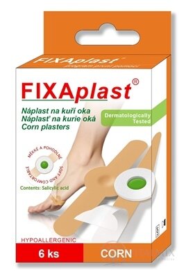 FIXAplast CORN náplasť na kurie oká 1x6 ks