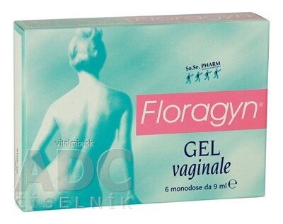 Floragyn zvlhčujúci vaginálny gél 6x9 ml (54 ml)