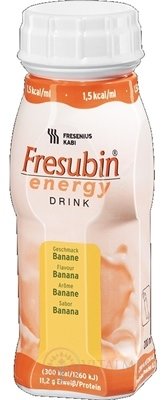 Fresubin Energy DRINK sol, príchuť banán 4x200 ml (800 ml)