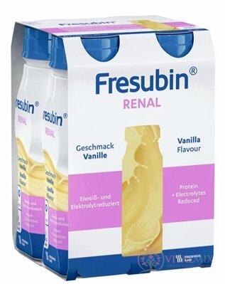 Fresubin RENAL príchuť vanilková, sol 4x200 ml (800 ml)