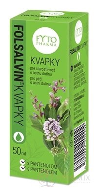 FYTO Folsalvin kvapky na kloktanie s pantenolom 1x50 ml