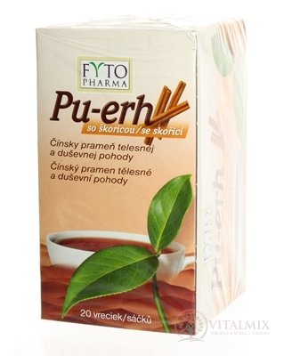 FYTO Pu-erh so škoricou 20x1,5 g (30 g)