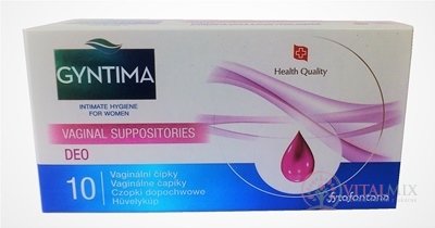 fytofontana GYNTIMA DEO Vaginálne čapíky 1x10 ks