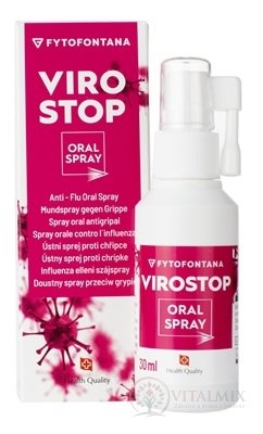 fytofontana VIROSTOP ústny sprej proti chrípke (inov.2022) 1x30 ml