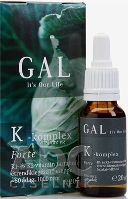 GAL Vitamín K komplex kvapky 1x20 ml