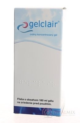 GELCLAIR GEL NA ELIMINÁCIU LÉZIÍ ÚST DUTINY gel ora 1x180 ml