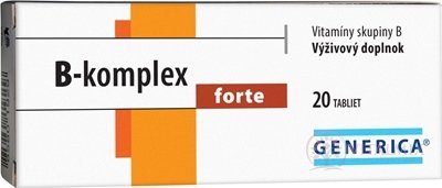 GENERICA B-komplex forte tbl 1x20 ks