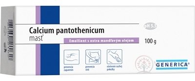 GENERICA Calcium pantothenicum masť Emollient s extra mandľovým olejom 1x100 g