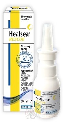 GENERICA Healsea RESCUE hypertonický nosový sprej 1x20 ml