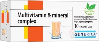 GENERICA Multivitamin & mineral complex tbl eff 1x10 ks