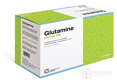 Glutamine EXTRA DB prášok vo vrecúškach (pomarančová príchuť) 30x20 g (600 g)