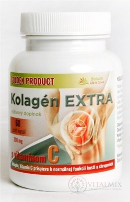 GOLDEN PRODUCT Kolagén EXTRA s vitamínom C 40 mg cps 1x60 ks
