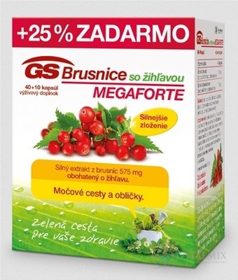 GS Brusnice so žihľavou MEGAFORTE 2015 cps 40+10 (25% zadarmo) (50 ks)