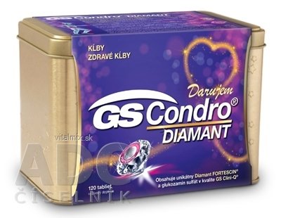 GS Condro DIAMANT darček 2019 tbl (zlatá doza) 1x120 ks