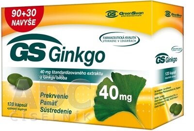 GS Ginkgo cps 90+30 navyše (120 ks)