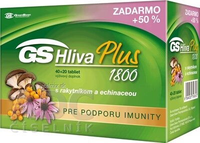 GS Hliva Plus tbl 40+20 zadarmo (60 ks)