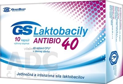 GS Laktobacily ANTIBIO 40 (inov. 2015) cps 1x10 ks