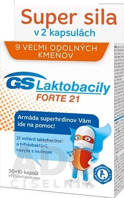 GS Laktobacily FORTE 21 (2017) cps 30+10 (40 ks)