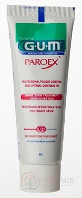 GUM zubný gél PAROEX (CHX 0,12%) 1x75 ml