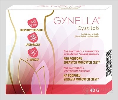 GYNELLA Cystilab dvojdielne vrecká 10x4 g (40 g)
